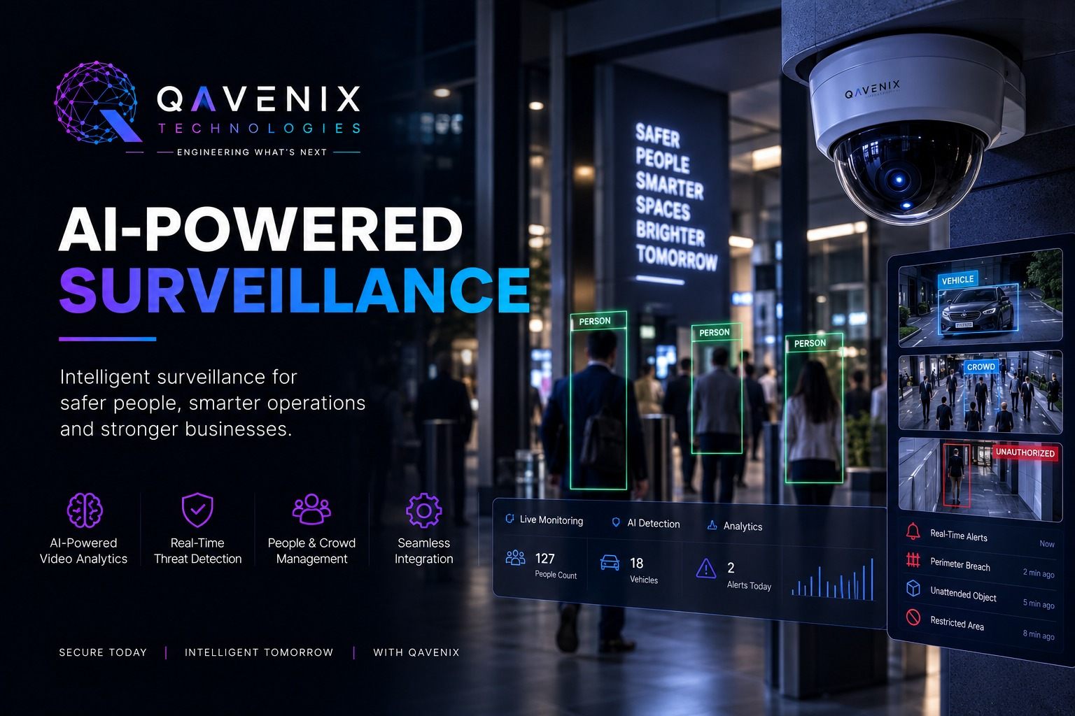 AI-Powered Surveillance — QAVENIX